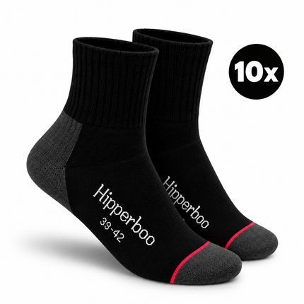 Hipperboo® Bamboe Werksokken Kort | Premium