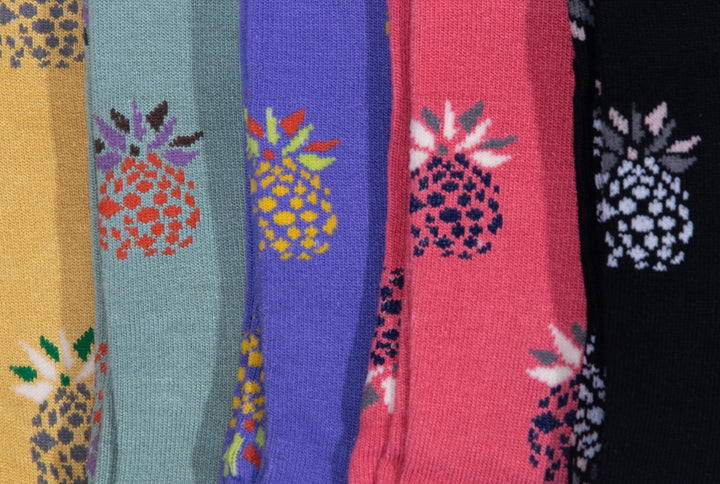 Hipperboo® Bamboe Sokken | 5 Paar | Ananas Sokken | Vrolijke Sokken