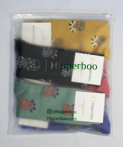 Hipperboo® Bamboe Sokken | 5 Paar | Ananas Sokken | Vrolijke Sokken