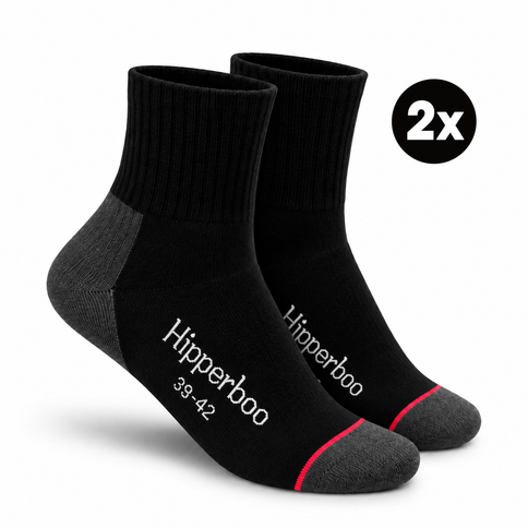 Hipperboo® Bamboe Werksokken Kort | Premium
