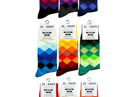 Sukats® The Casual Ones | 3, 6 of 9 Paar | Herensokken | Vrolijke Sokken | Cadeau sokken