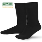 Zwart / 35-38 / 8 Paar
