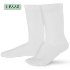 Wit / 35-38 / 4 Paar