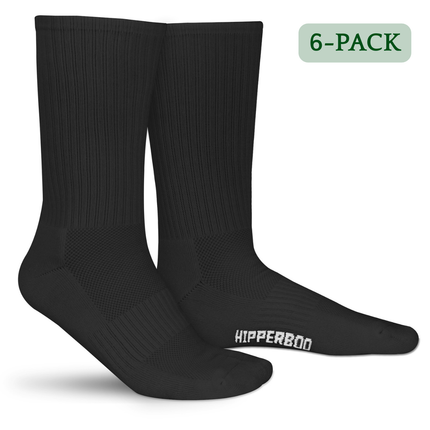 Hipperboo® Bamboe Sportsokken | 3 of 6 Paar | Tennissokken | Hardloopsokken | Naadloos