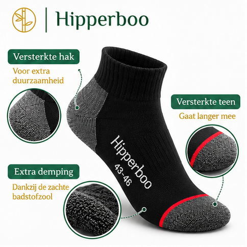 Hipperboo bamboe werksokken kort – eigenschappen