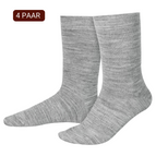 Grijs / 35-38 / 4 Paar