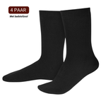 Zwart / 35-38 / 4 Paar