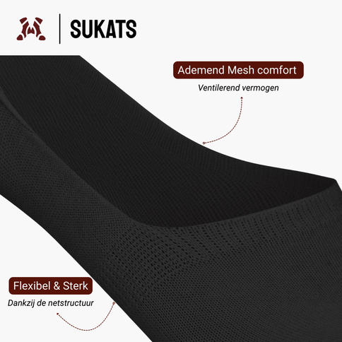 Sukats® No Show Enkelsokken | 4 of 8 Paar | Onzichtbare sokken | Naadloos | Invisible Footies
