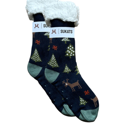 Sukats® Huissokken | 1, 3 of 6 Paar | Anti-slip sokken | Kerstsokken | Fluffy Sokken | Slofsokken | Verwarmde Sokken | Meerdere Kleuren