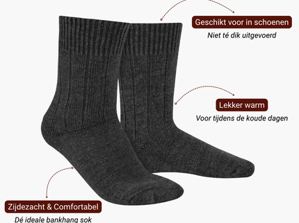 Sukats® Alpaca Sokken | 4 of 8 Paar | Wollen Sokken | Warme Sokken | Huissokken