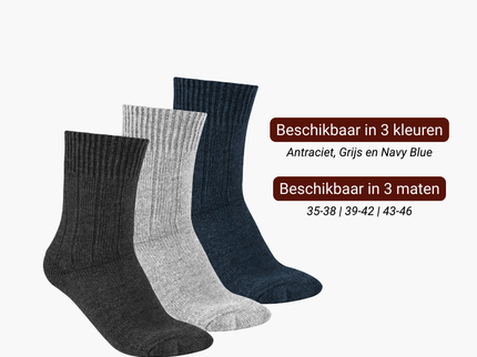 Sukats® Alpaca Sokken | 4 of 8 Paar | Wollen Sokken | Warme Sokken | Huissokken
