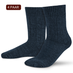 Navy Blue / 35-38 / 4 Paar