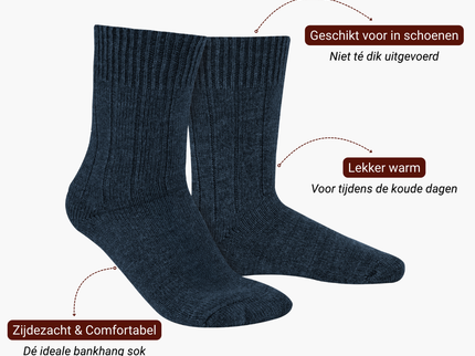 Sukats® Alpaca Sokken | 4 of 8 Paar | Wollen Sokken | Warme Sokken | Huissokken