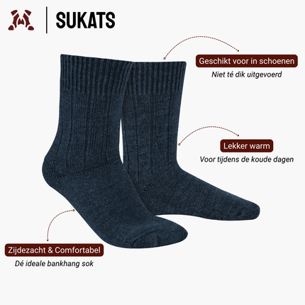 Sukats® Alpaca Sokken | 4 of 8 Paar | Wollen Sokken | Warme Sokken | Huissokken