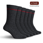 Antraciet / 35-38 / 6 Paar