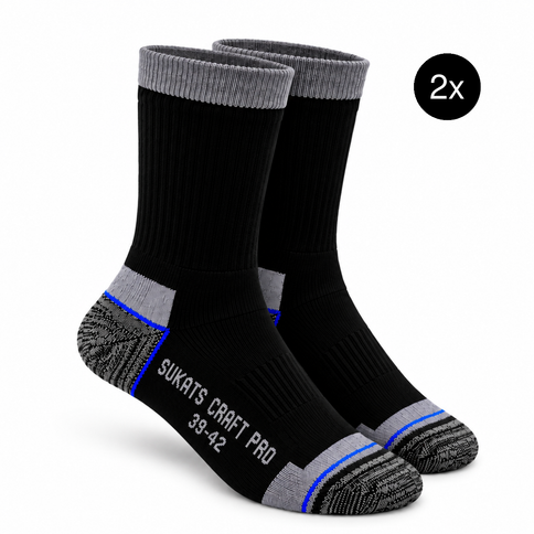 Sukats Craft Pro werksokken maat 39-42 – 2 paar