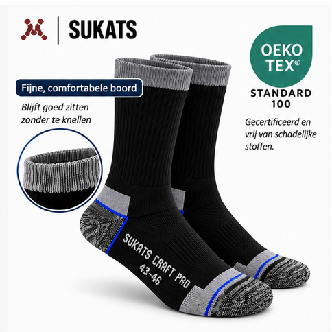 Sukats Craft Pro werksokken – eigenschappen