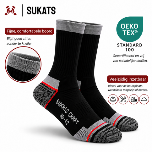 Sukats Craft werksokken – eigenschappen