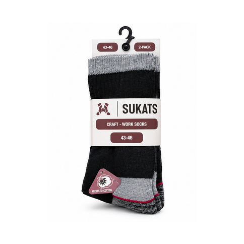 Sukats Craft werksokken maat 43-46 – verpakking