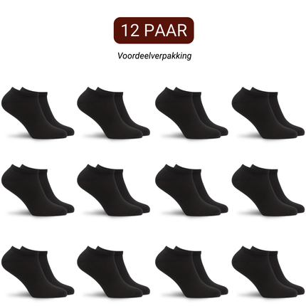 Sukats® Sneakersokken | 6 of 12 Paar | Enkelsokken | Korte Sokken | Naadloos