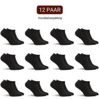 Zwart / 35-38 / 12 Paar