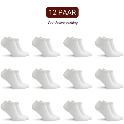 Sukats® Sneakersokken | 6 of 12 Paar | Enkelsokken | Korte Sokken | Naadloos