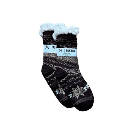 Sukats® Huissokken | 1, 3 of 6 Paar | Anti-slip sokken | Kerstsokken | Fluffy Sokken | Slofsokken | Verwarmde Sokken | Meerdere Kleuren