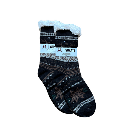 Sukats® Huissokken | 1, 3 of 6 Paar | Anti-slip sokken | Kerstsokken | Fluffy Sokken | Slofsokken | Verwarmde Sokken | Meerdere Kleuren