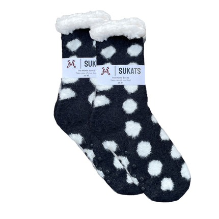 Sukats® Huissokken | 1, 3 of 6 Paar | Anti-slip sokken | Kerstsokken | Fluffy Sokken | Slofsokken | Verwarmde Sokken | Meerdere Kleuren