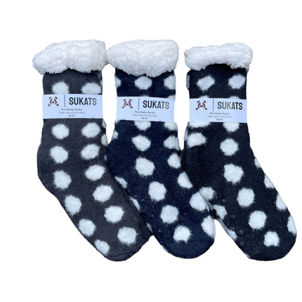Sukats® Huissokken | 1, 3 of 6 Paar | Anti-slip sokken | Kerstsokken | Fluffy Sokken | Slofsokken | Verwarmde Sokken | Meerdere Kleuren
