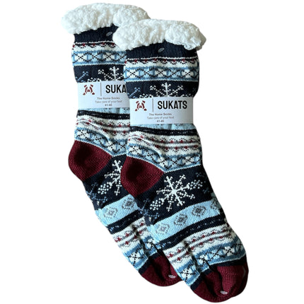 Sukats® Huissokken | 1, 3 of 6 Paar | Anti-slip sokken | Kerstsokken | Fluffy Sokken | Slofsokken | Verwarmde Sokken | Meerdere Kleuren