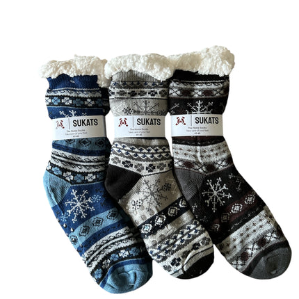 Sukats® Huissokken | 1, 3 of 6 Paar | Anti-slip sokken | Kerstsokken | Fluffy Sokken | Slofsokken | Verwarmde Sokken | Meerdere Kleuren