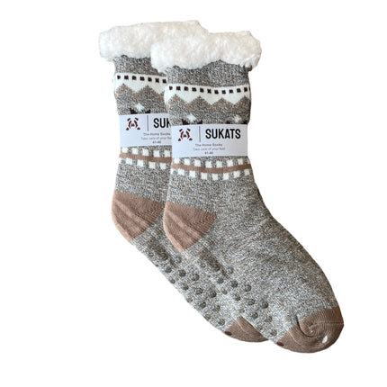 Sukats® Huissokken | 1, 3 of 6 Paar | Anti-slip sokken | Kerstsokken | Fluffy Sokken | Slofsokken | Verwarmde Sokken | Meerdere Kleuren