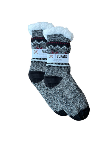 Sukats® Huissokken | 1, 3 of 6 Paar | Anti-slip sokken | Kerstsokken | Fluffy Sokken | Slofsokken | Verwarmde Sokken | Meerdere Kleuren