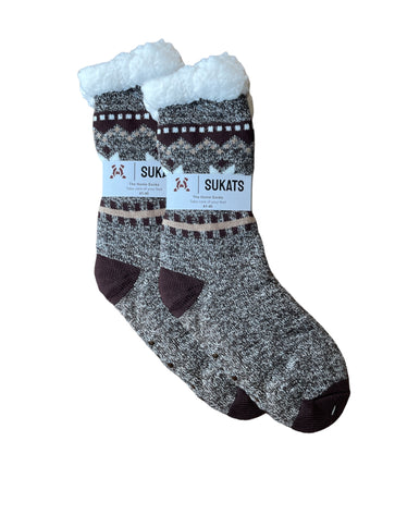 Sukats® Huissokken | 1, 3 of 6 Paar | Anti-slip sokken | Kerstsokken | Fluffy Sokken | Slofsokken | Verwarmde Sokken | Meerdere Kleuren