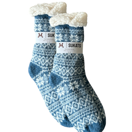 Sukats® Huissokken | 1, 3 of 6 Paar | Anti-slip sokken | Kerstsokken | Fluffy Sokken | Slofsokken | Verwarmde Sokken | Meerdere Kleuren