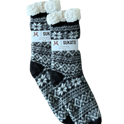 Sukats® Huissokken | 1, 3 of 6 Paar | Anti-slip sokken | Kerstsokken | Fluffy Sokken | Slofsokken | Verwarmde Sokken | Meerdere Kleuren