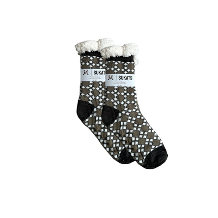 Sukats® Huissokken | 1, 3 of 6 Paar | Anti-slip sokken | Kerstsokken | Fluffy Sokken | Slofsokken | Verwarmde Sokken | Meerdere Kleuren