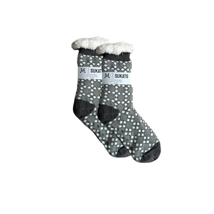 Sukats® Huissokken | 1, 3 of 6 Paar | Anti-slip sokken | Kerstsokken | Fluffy Sokken | Slofsokken | Verwarmde Sokken | Meerdere Kleuren