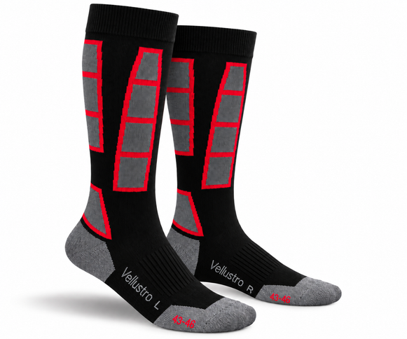 Vellustro merino wol compressiesokken maat 43-46 – 1 paar