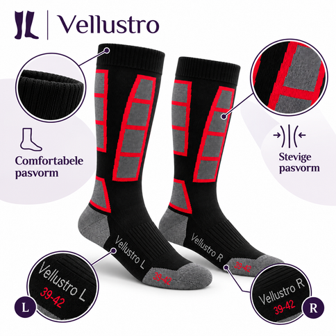 Vellustro merino wol compressiesokken – eigenschappen