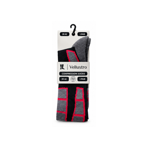 Vellustro merino wol compressiesokken maat 39-42 – verpakking