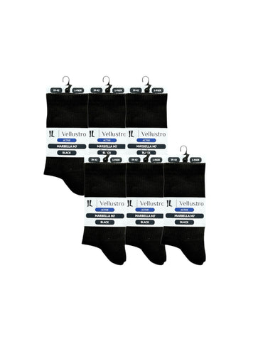 Vellustro® Marbella M7 Tennis- en Padelsokken | 3 of 6 Paar | Naadloos | Hardloopsokken