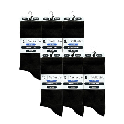 Vellustro® Marbella M7 Tennis- en Padelsokken | 3 of 6 Paar | Naadloos | Hardloopsokken